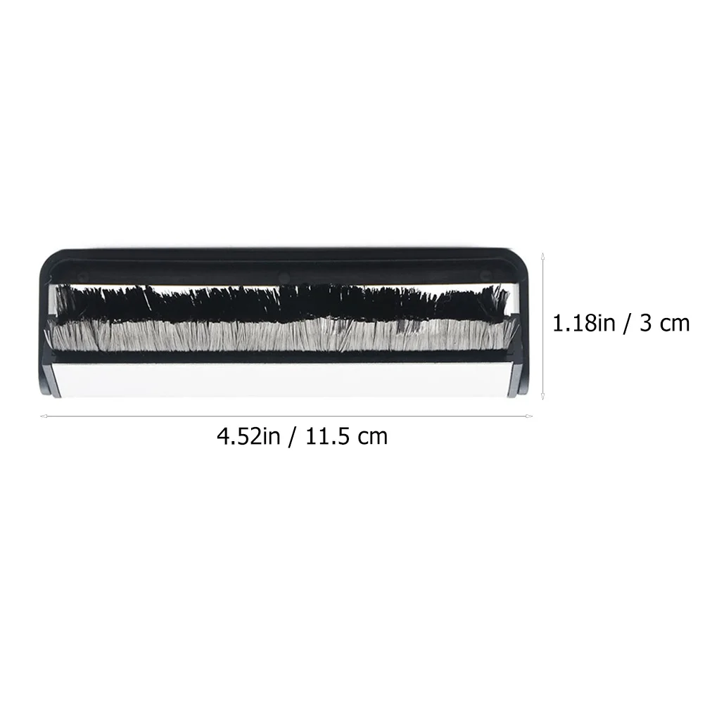 2 قطعة أداة تنظيف سجل الفينيل تصميم مدمج لسهولة تخزين سجل صيانة ملحقات عدة فونو منتج العناية بالتنظيف