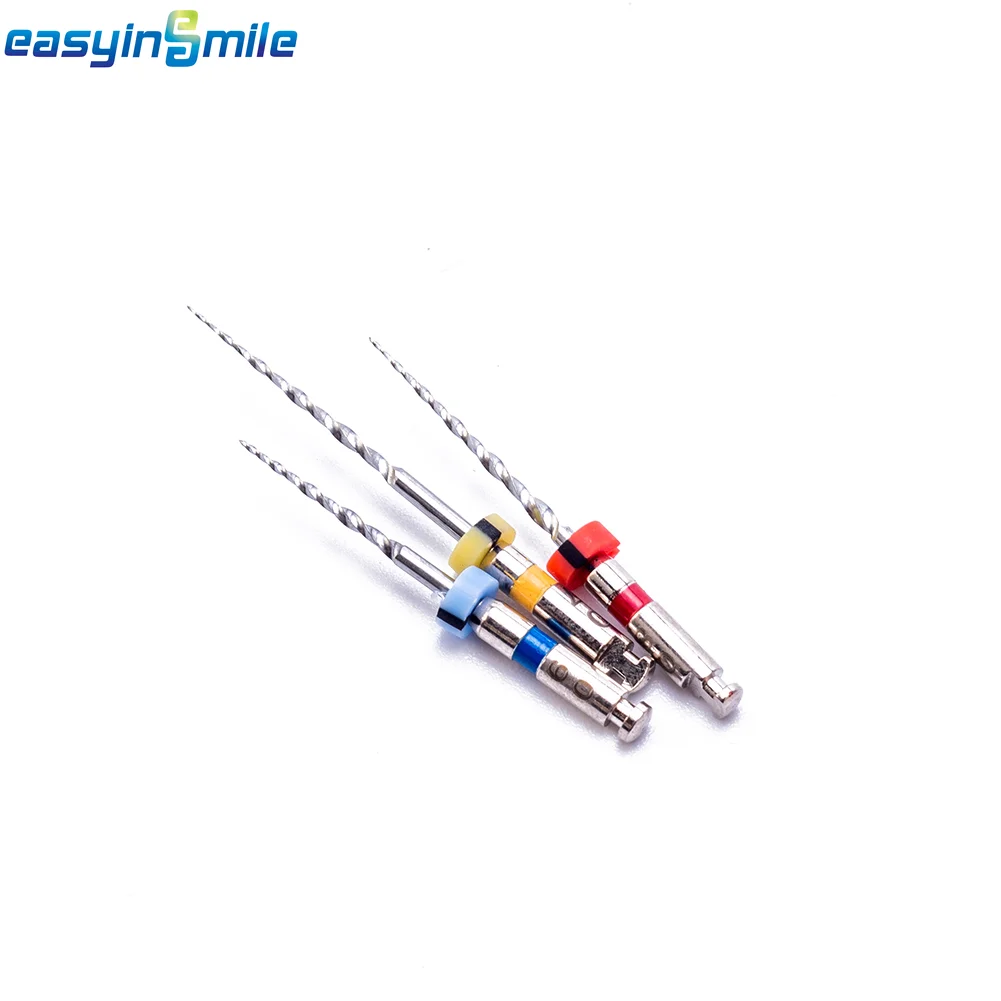3pcs EASYINSMILE X-retreatment Endo Files NITI Rotary Engine Use for Dental Root Canal Retreatment Assoted