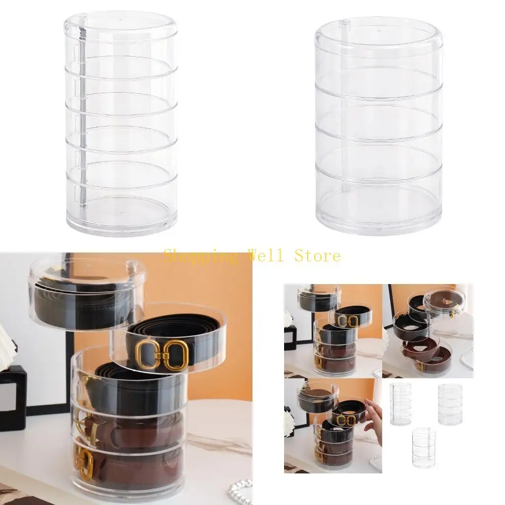 KX4B Portable Rotating Storage Solution With Multiple Clear Levels For Efficient Space Management