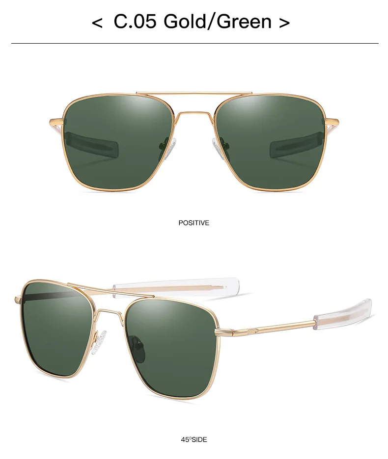 Retro Sonnenbrille Männer Metall Rahmen Polarisierte Objektiv Sonnenbrille Männliche Klassische Fahren Pilot Marke Design Anti-Glare Sonnenbrille UV400 – Detail 22
