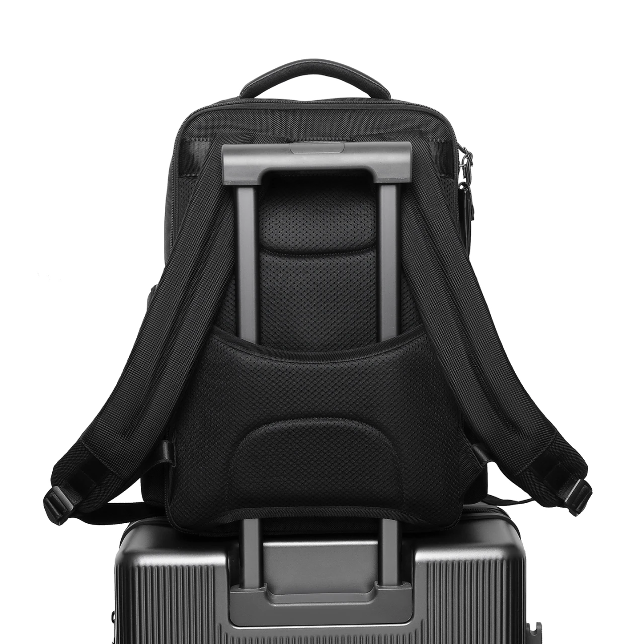 2026 High Quality Nylon Men's Backpack Waterproof Business 15.6 Inch Computer Bag Ballistic Schoolbag Soft Handle 180 Degrees