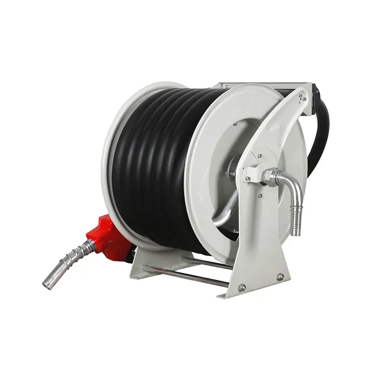 For 10m 15m Automatic Retractable Fuel Hose Reel for Petrol  Oil AdBlue