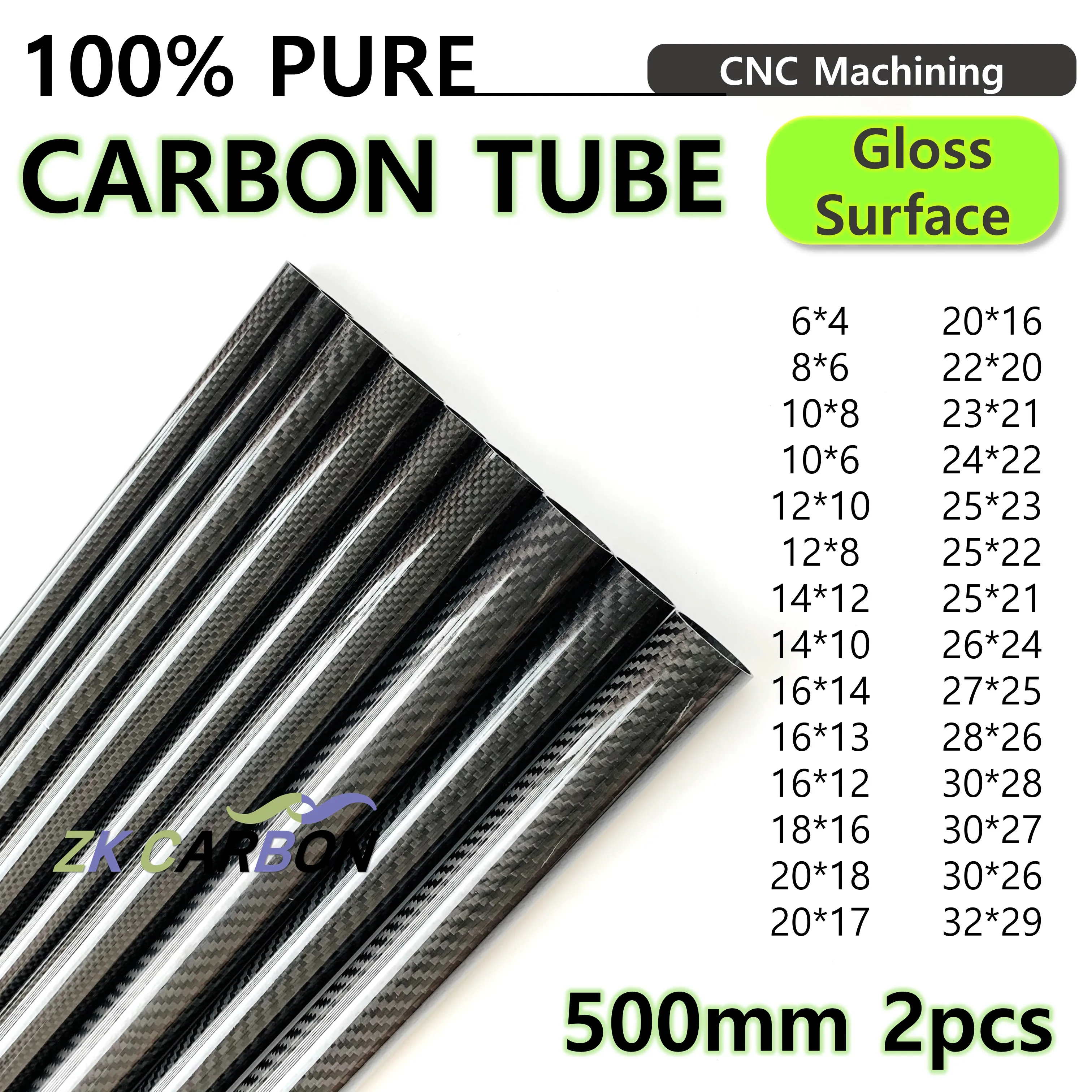 Lot/2Pcs 500Mm 3K P…