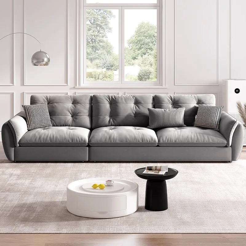 

Modern Minimalist Living Room Sofas Low Price Fluffy Recliner Sofas L Shaped Cheap Divano Letto Matrimoniale Furniture Home