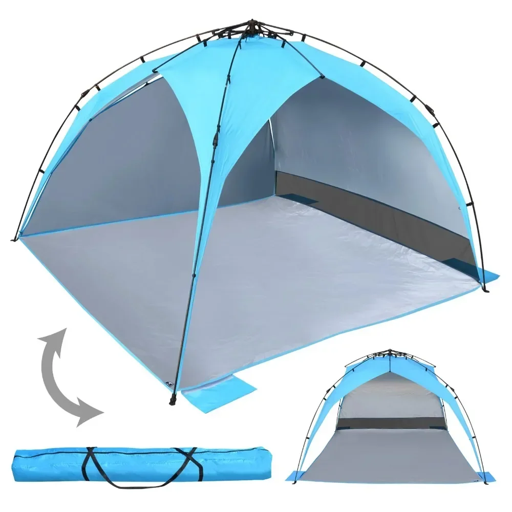 

2-3 Person Camping Supplies Outdoor Waterproof Outdoor Awnings Nature Hike Sunrise Portable Pop Up Beach Tent Sun Shade Shelter