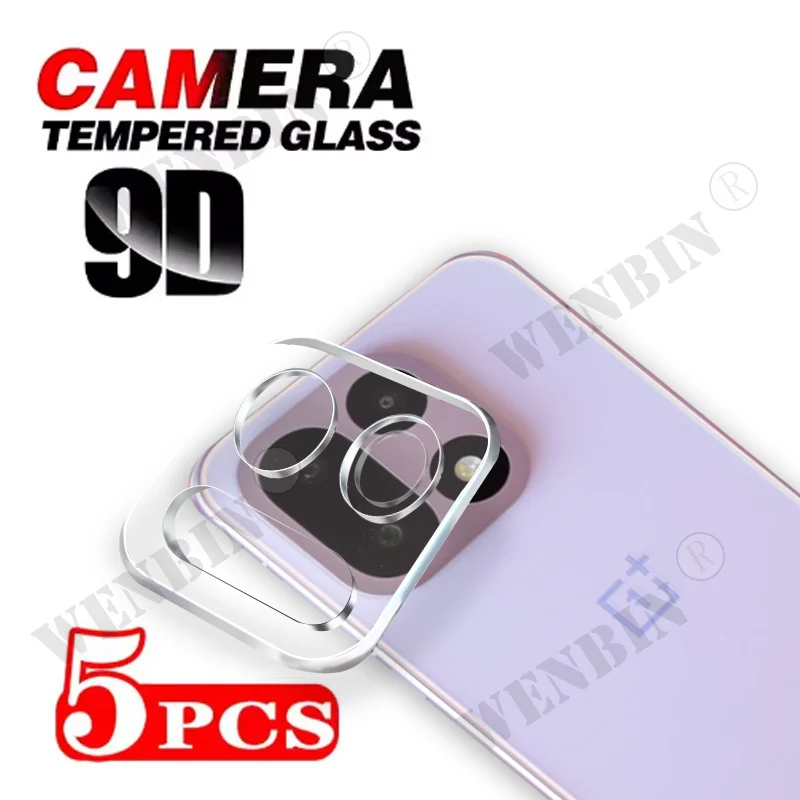 5Pcs Camera Lens Protector Glass For OnePlus 15 15R 13 13R Full Cover 3D Protective Glass For Camera Film