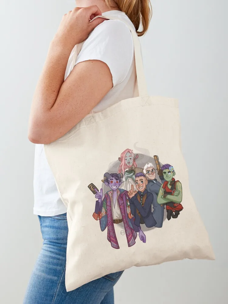 

Taliesin Jaffe — characters group shot Tote Bag large tote bag custom bags canvas tote bags Women's shopping bag