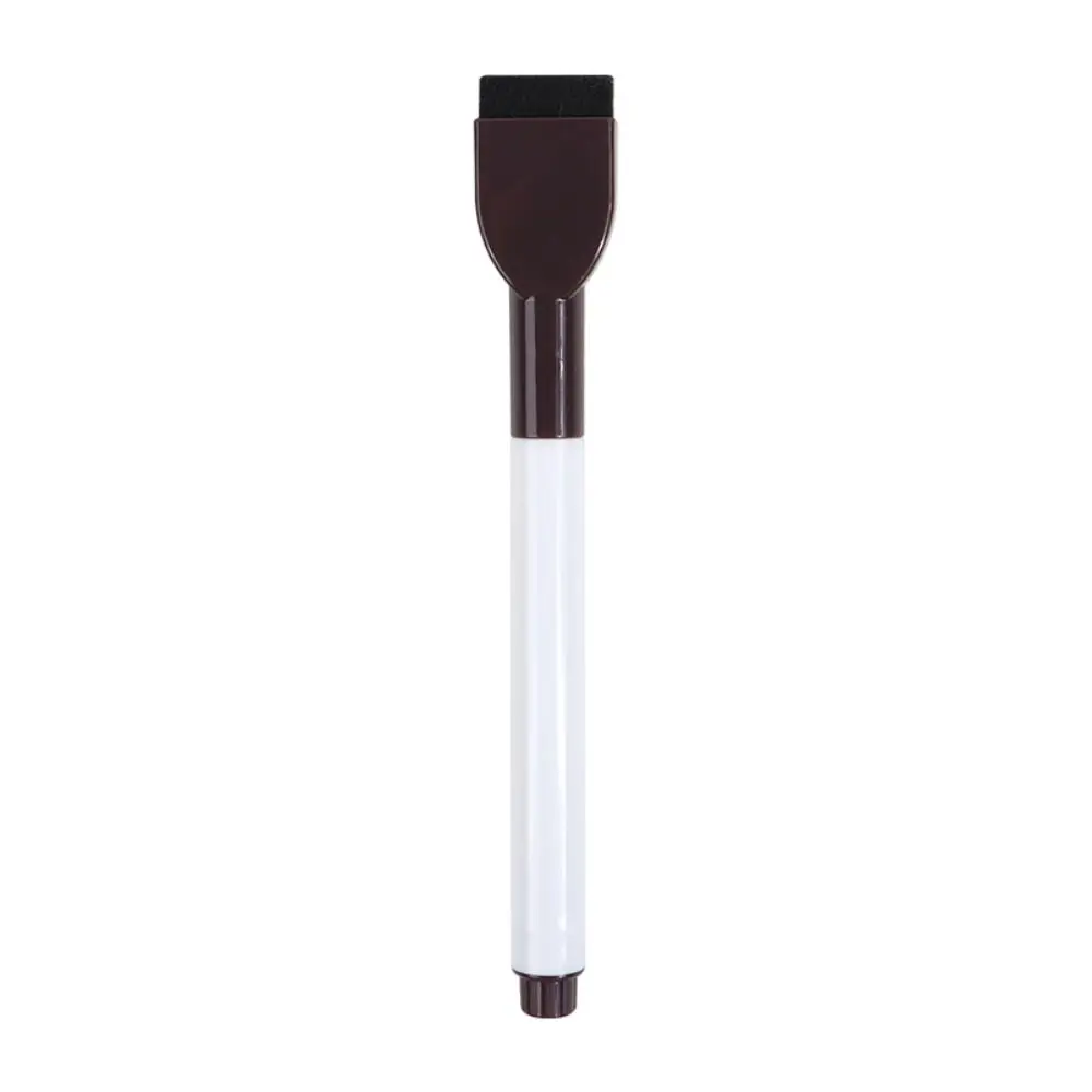 Portable Colorful Whiteboard Marker Magneticless Waterborne Brush Drawing Pen Multi-purpose Erasable Water Color Pens Fridge