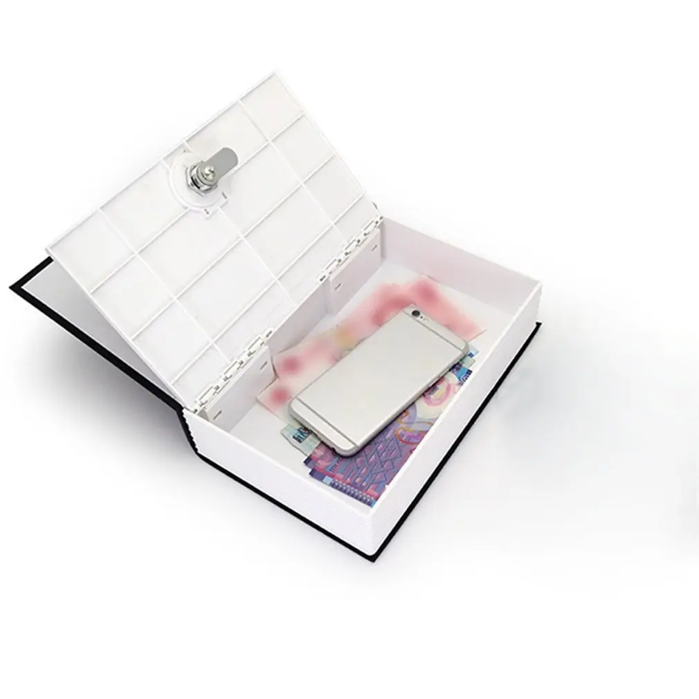 Cassetta di sicurezza salvadanaio libro segreto per monete salvadanaio sicurezza cassaforte nascosta contanti deposito di denaro gioielli armadietto con Password digitale