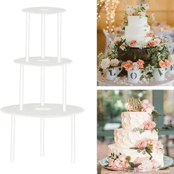Multi-Layer Cake Support Frame Practical Stands Mold Round Dessert Support Spacer Piling Bracket Kitchen DIY Cake Decor Tool