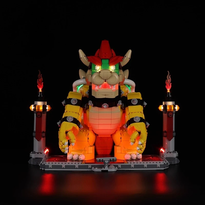 

Комплект светодиодного освещения без модели, подходящий для LEGO The Mighty Bowser 71411 (кроме строительных блоков)