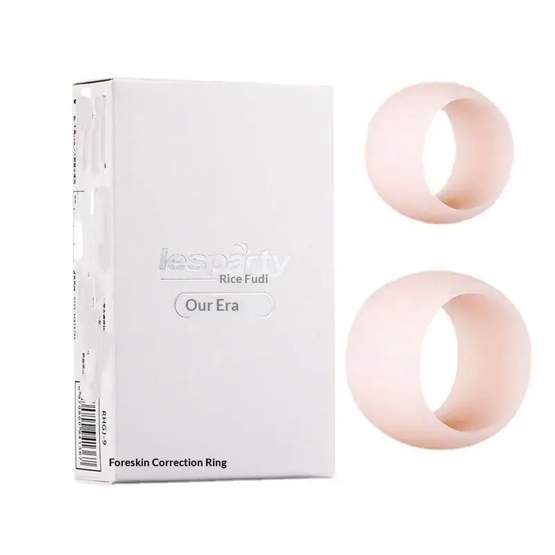 2pcs Cock Rings Sex Toys For Men Foreskin Corrector Couple Rings Delay Ejaculation Penis Erection Sleeve Male Chastity Cage