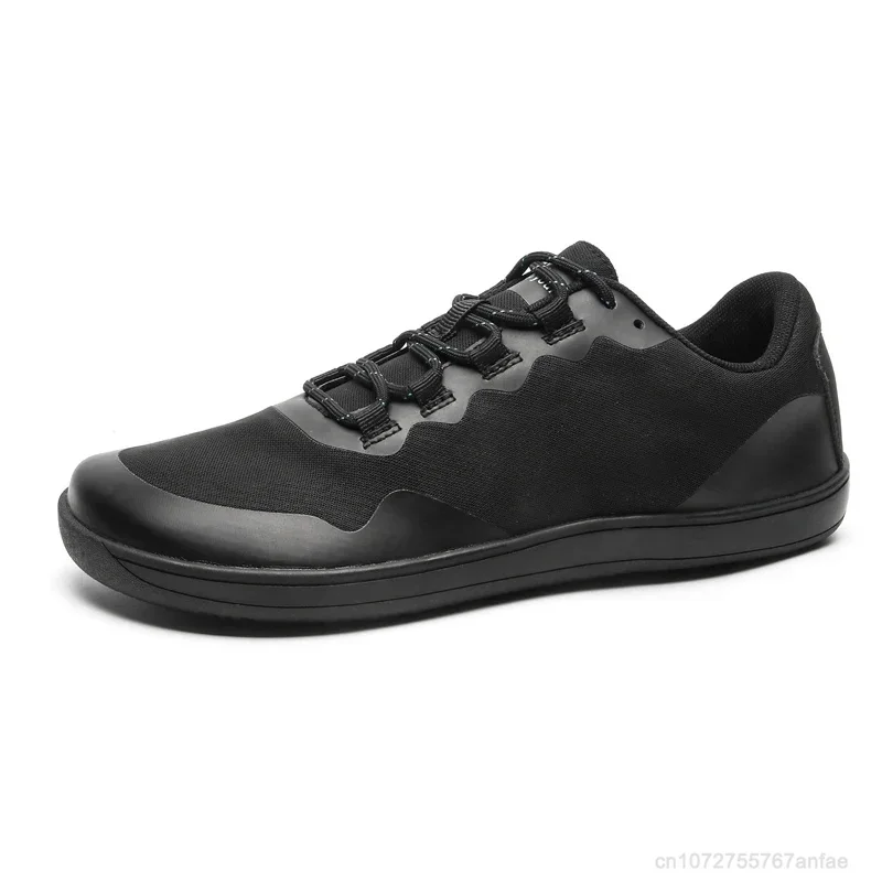 Zapatos anchos de malla transpirable para hombre y mujer, zapatillas planas de punta ancha, suela blanda sin caída, punta ancha, talla grande 37-48