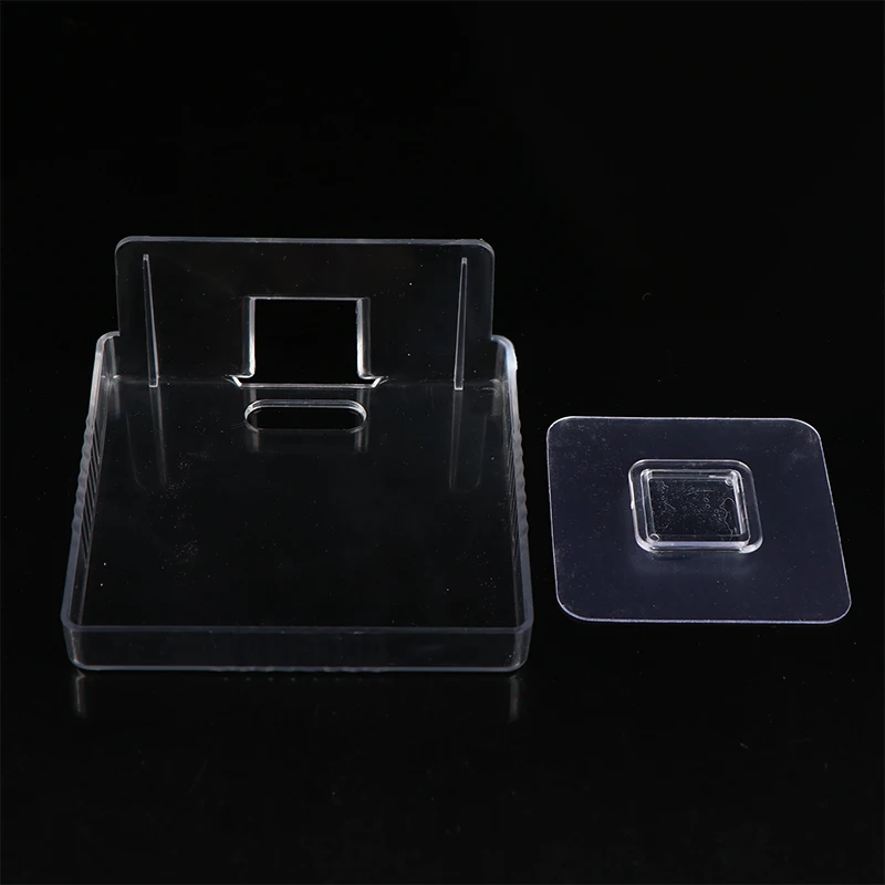 1Pc Floating Wall Shelf Bathroom Bedroom Speaker Phone Keys Toys No Drilling Shelves Holder Organizer Clear Monitoring Bracket image 5