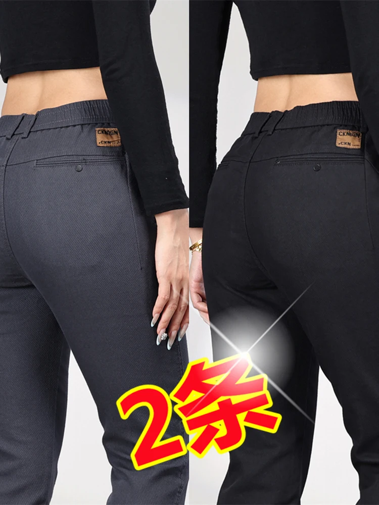 

Bla повседневные брюки мужские узкие прямые длинные брюки 2025 весна осень износостойкие деловые брюки универсальные с высокой талией