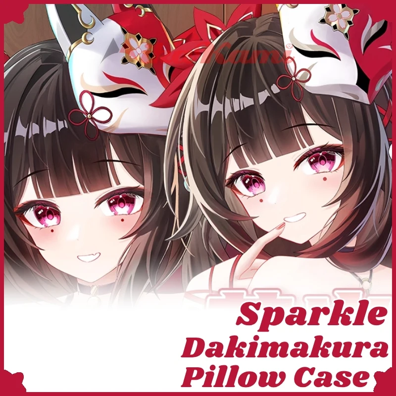 Sparkle Dakimakura Honkai Star Rail Pillow Case Sexy Pillowcase Full Body Hugging Cushion Cover Bedding Home Decor Otaku Gift