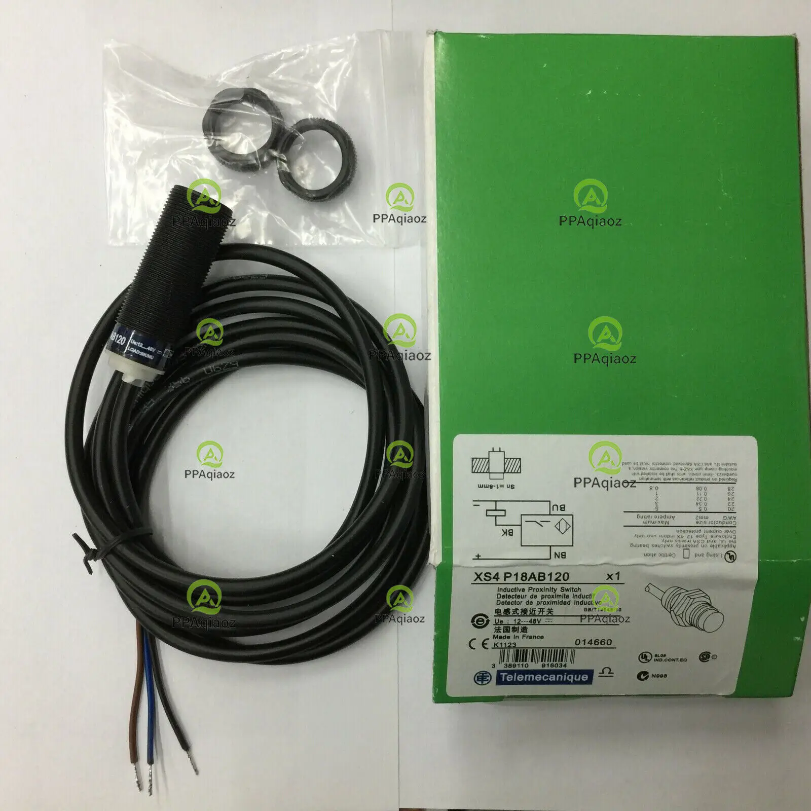 

IPC New Schneider XS4P18AB120 Proximity Switch Sensor XS4P18AB120 #P