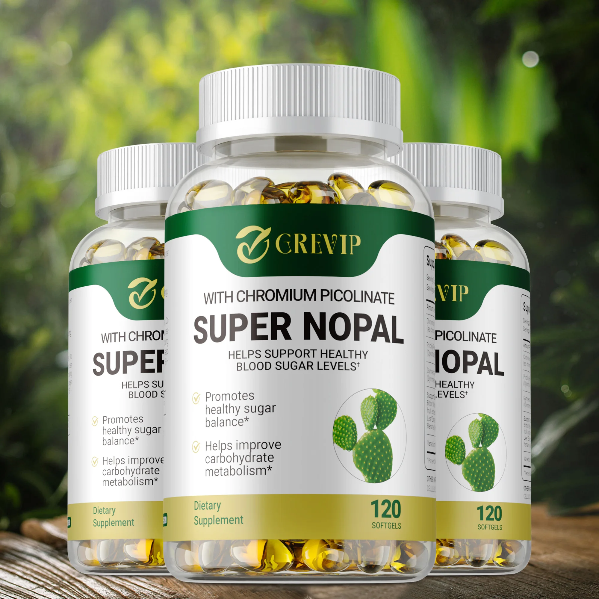 Super Nopal (Cactus) Supplement - Reduce Bloating,Promotes Digestion Health,Antioxidant, Reduces Wrinkles,Improves Skin Vitality