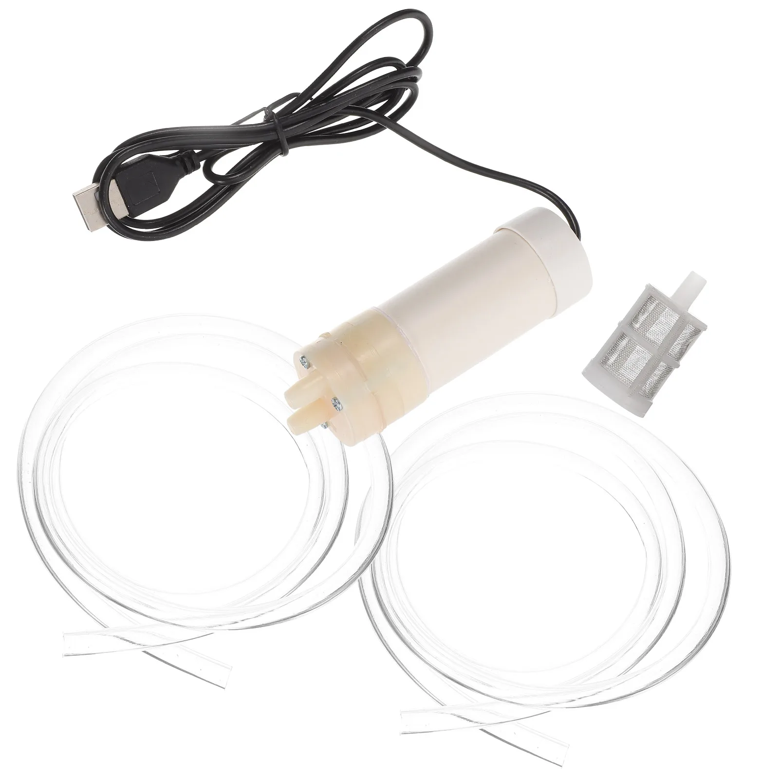 

Mini Water Accumulation Pump 1M USB Pipe Durable Plastic Balcony Terrace Flood Drainage Fish Tank Sump Pool Small Pump Portable