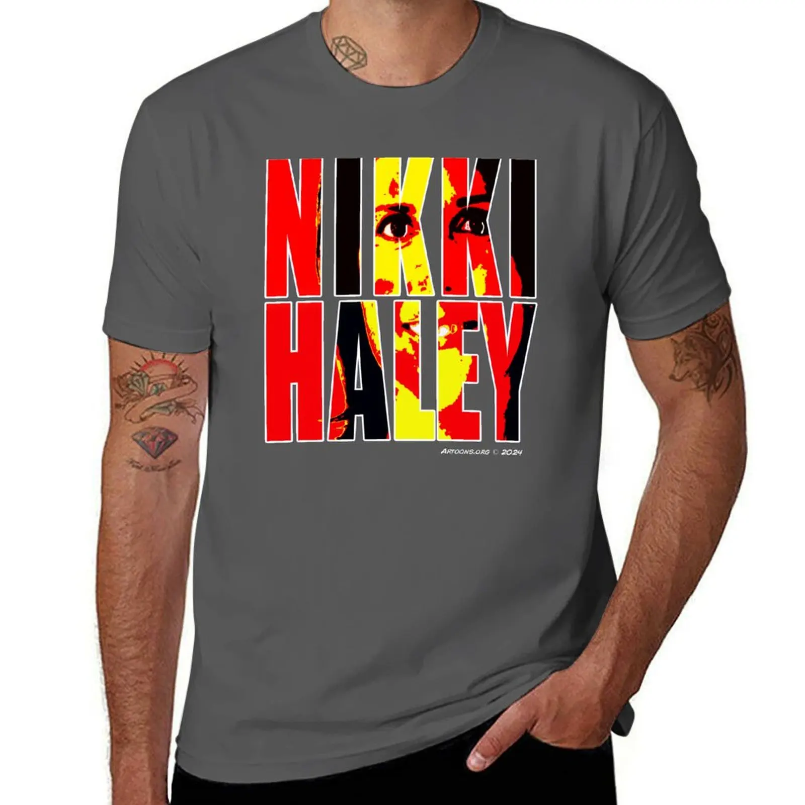 

Nikki Haley T-Shirt Big Size Daily Wear T-Shirt