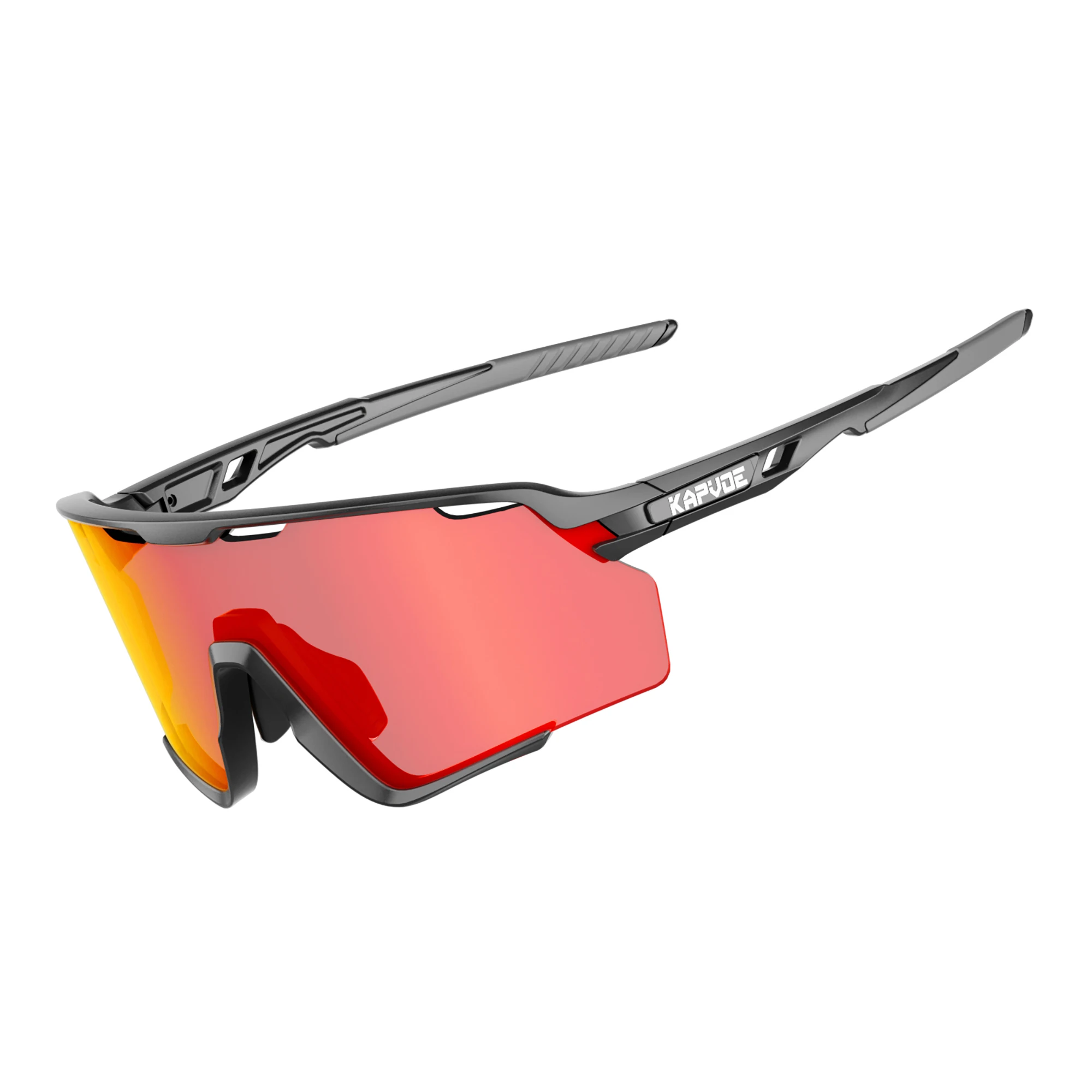 KAPVOE Cycling Glasses Polarized Mountain Bike Sunglasses MTB Sports Men Women Baseball Running Triathlon Golf Driving