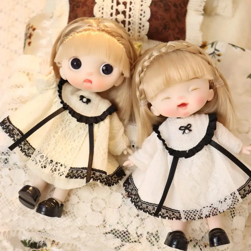 

Peach Marukoob11 Bjd Mobile Doll Bjd Doll Multi Joint Trendy Play Simulation Can Change Dress Cute Whole Child Birthday New Gift