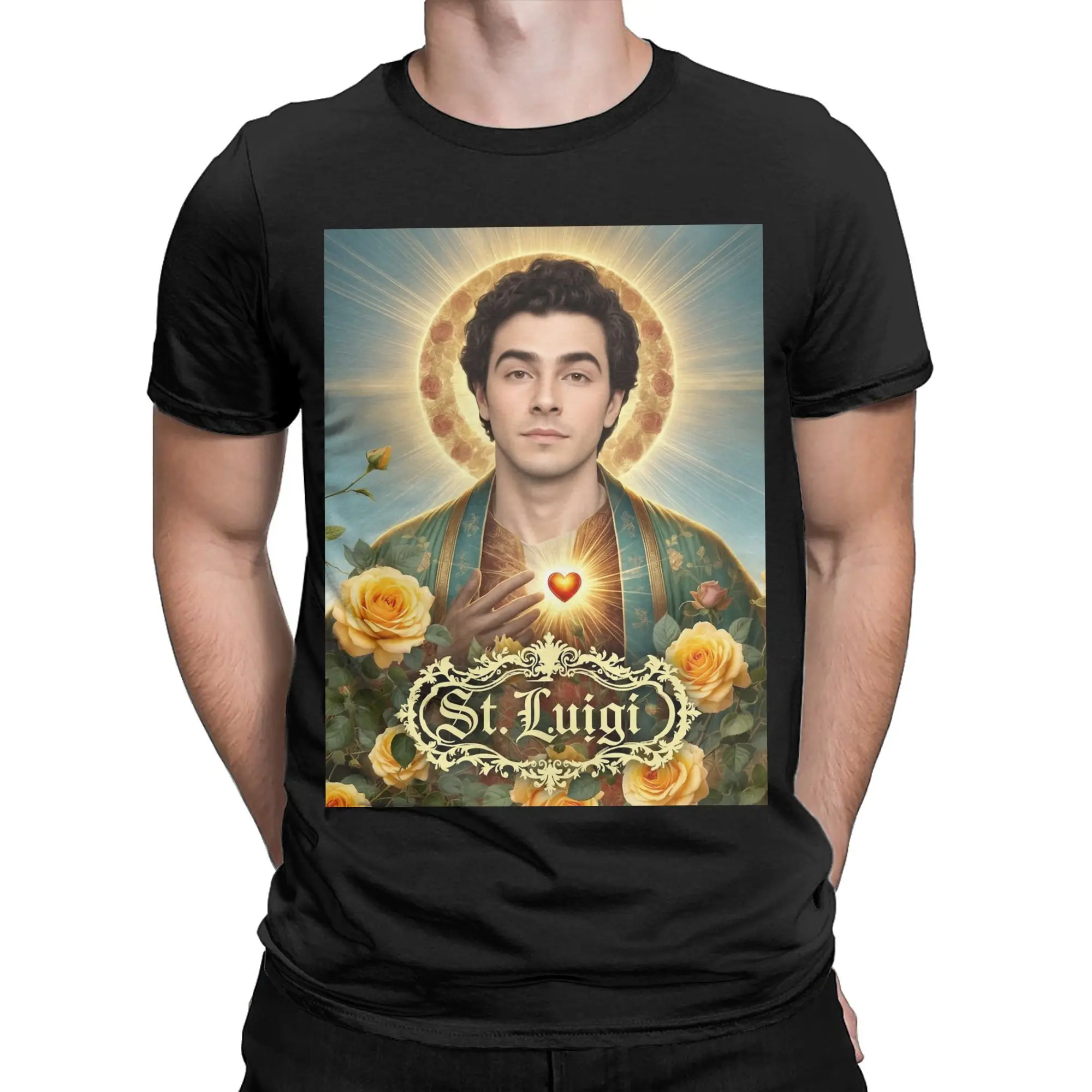 Men's T-Shirts Saint St. Luigis Cotton Tees Short Sleeve United Healthcare Unitedhealthcare T Shirt O Neck Clothing Summer