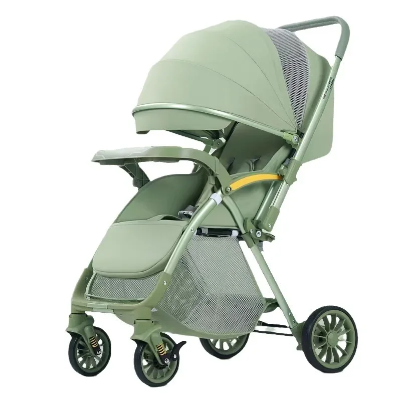 

Two-way baby stroller baby walking machine and children can sit and lie multi-functional