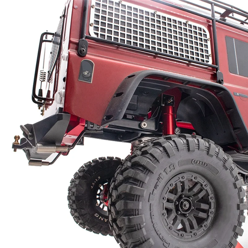 Metalowa symulacja rury wydechowej odpowietrznik gazowy dla Traxxas Trx4 Defender Ford Bronco SCX10 gąsienica RC części zamienne do samochodów