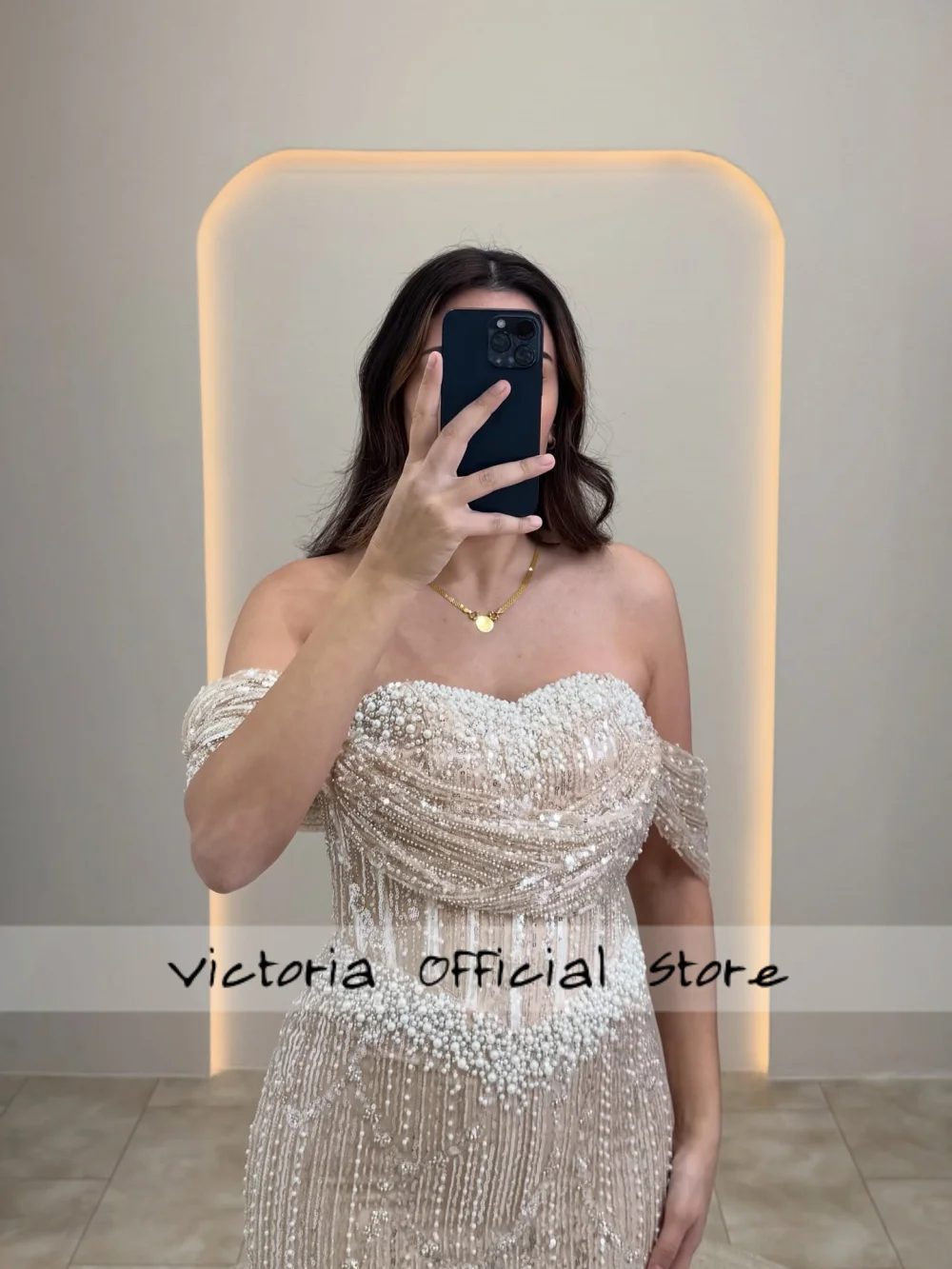 Robe De soirée perlée nue pour femmes, paillettes et perles, sans manches, sans bretelles, robes De concours De Gala personnalisées