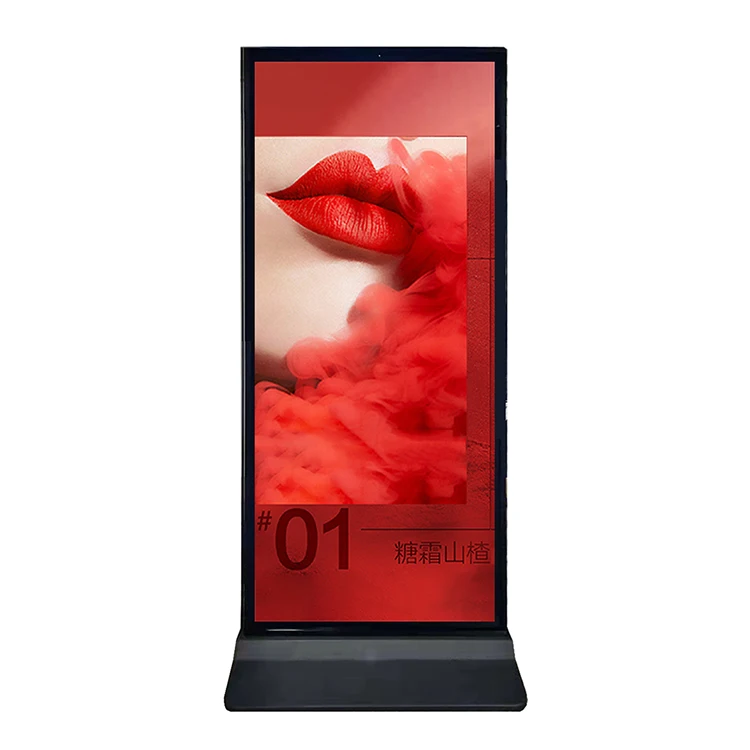 

Floor Standing Kiosk 32 43 49 65 Vertical 55 inch touch screen monitor Digital Signage Interactive Totem LCD Advertising Player