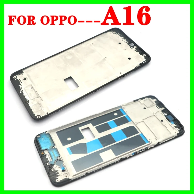 Full Set Back Housing For OPPO A16 CPH2269 Back Battery Glass Cover With LCD Front Middle Battery Cover Glass Housing Rear Door