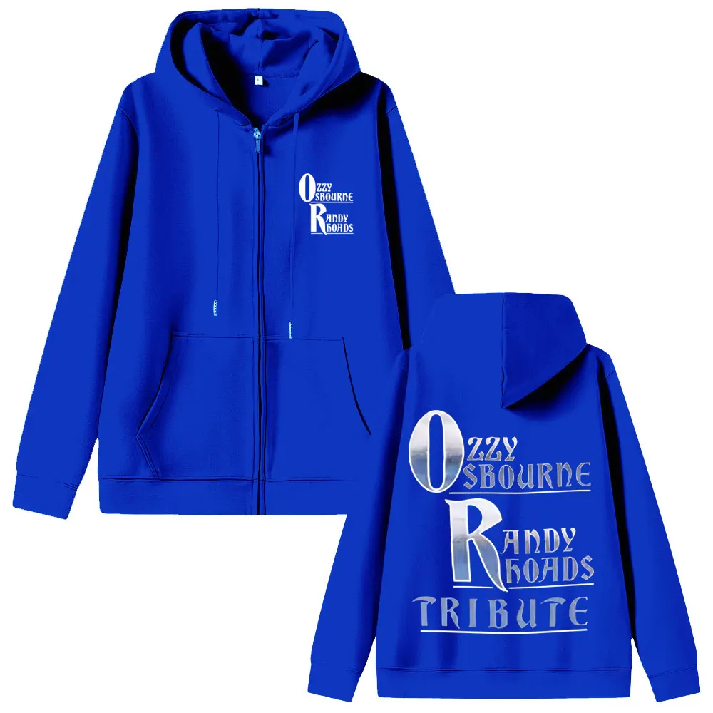 Limited Black Sabbath Band Ozzy Osbourne Back To The Beginning Zipper Hoodie Men Women Heavy Metal Rock Oversized Zip Up Jacket