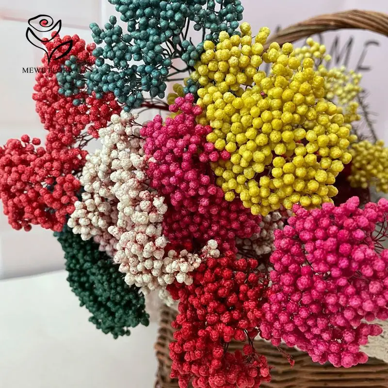 Nature Dried Eternal Rice Flower Bouquet Autumn Home Decoration Fresh Immortal Millet Flowers Christma Decor Wedding Arrangement