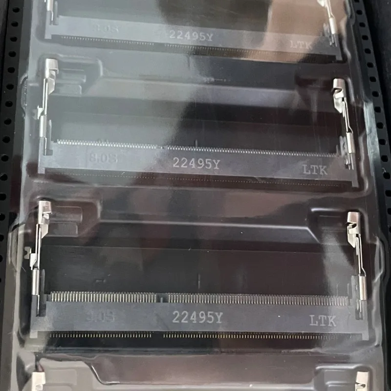 1PCS 5PCS 10PCS Laptop DDR3 Memory Socket Connector, 204Pin, Height 4.0/5.2/8.0/9.2mm, Forward & Reverse Direction, Black