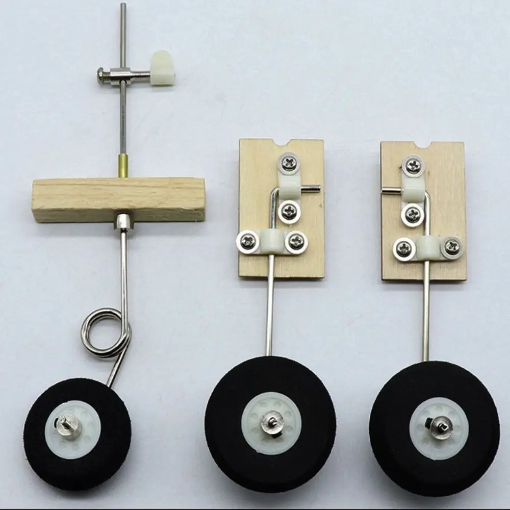 1Set Plastic&Metal KT Board Aircraft 25-30mm SU27 Remote Control Airplane Front Wheel Steering For Fixed-wing Aircraft Model
