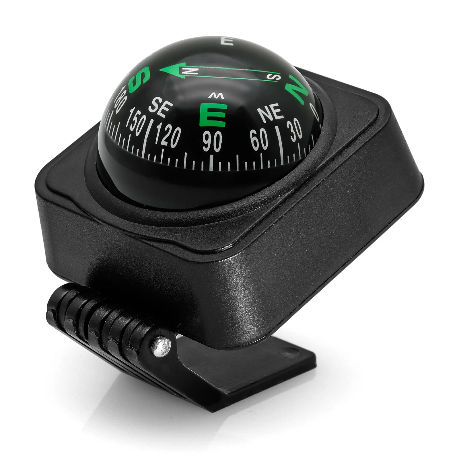 AliExpress NONE Outdoor Adjustable Navigation Dashboard Car Compass For Car Boat Cycling Hiking Direction Pointing Guide Ball Shaped Compass