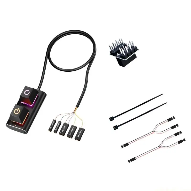 External Computer Power Switcher With 2 Meter Long Cable And LED Light