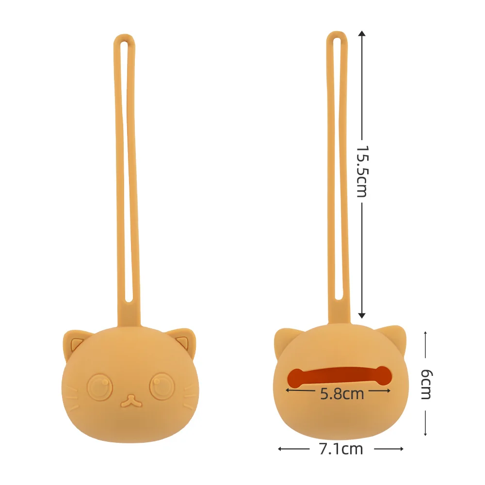 Suporte macio do chupeta do bebê do silicone, BPA livre, portátil alimentando a caixa do recipiente da chupeta, acessório da tetina para o infante