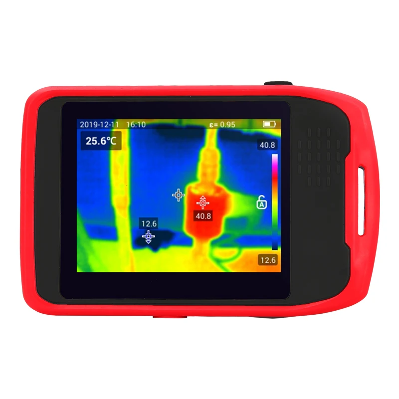 UNI-T UTi120T Taschen-Wärmebildkamera mit kapazitivem Touch; Intelligentes WIFI-Erkennungsthermometer für Leiterplatten/Motor/Rohrtemperatur