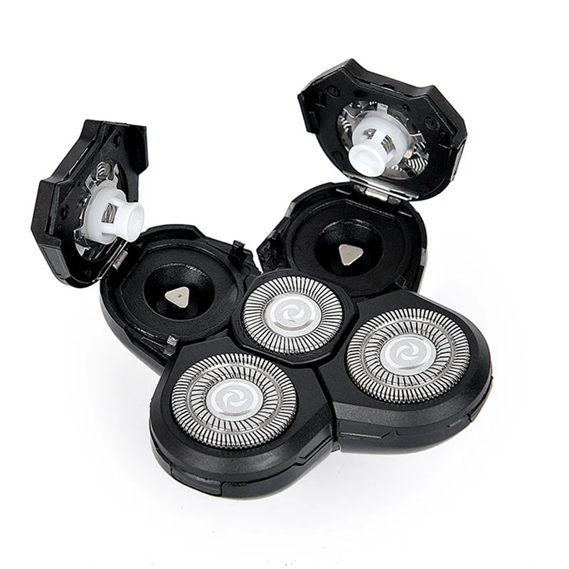AB47-2PCS Replacement Shaver Head Electric Shaver 5D Independently 5 Cutter Floating Head Stainless Steel Shaver Blade Easy Inst