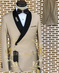 2 stück männer Hochzeit Anzug Mode männer Nehmen Business Büro Anzug Sets Männer Blazer Hosen Mann Anzüge Für bräutigam Hochzeit Traje