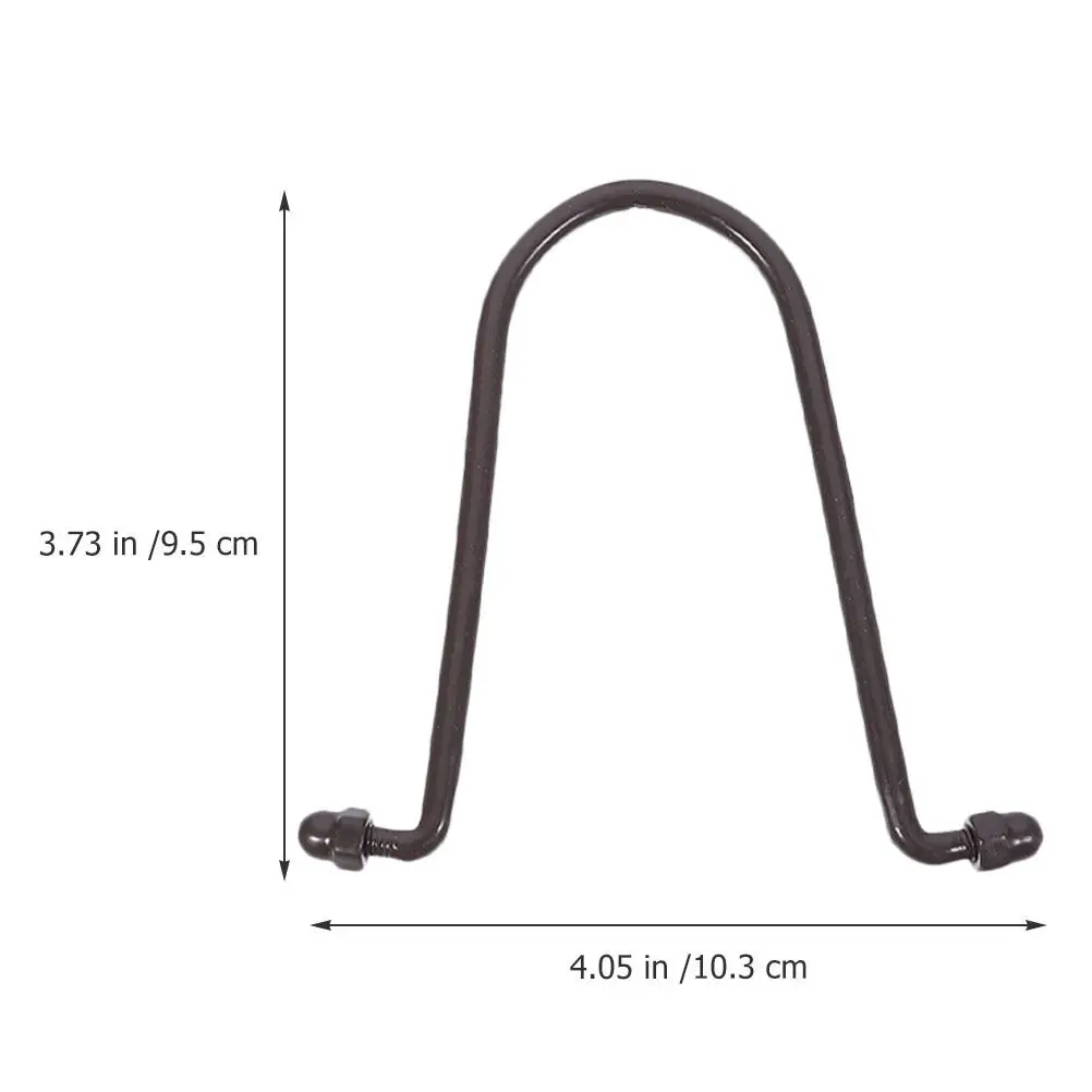 2Pcs Rain Chain Hook Metal Downspout Adapter Heavy Duty Iron Rain Chain Gutter Adapter for Outdoor Garden Decoration Drainage