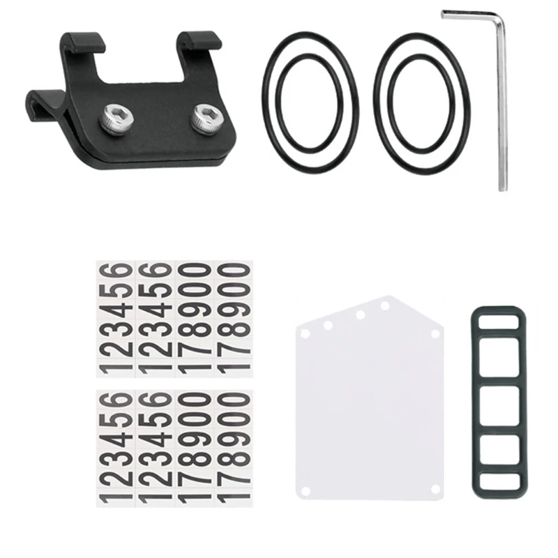 Bike triathlons racings Number Plate Mount Holder Cycling Plate Number Holder Bracket for Road Bicycles Cycling Parts image 2