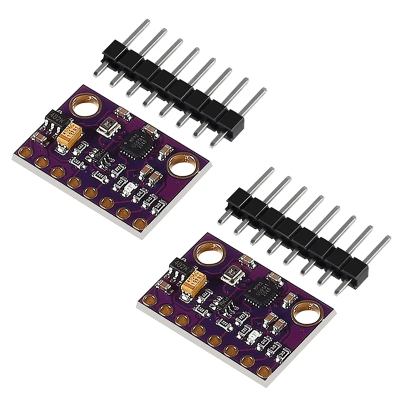 

2PCS MPU9250 BMP280 SPI IIC/I2C 10DOF Accelerometer Gyro Compass 9 Axis Sensor Board Module GY-91