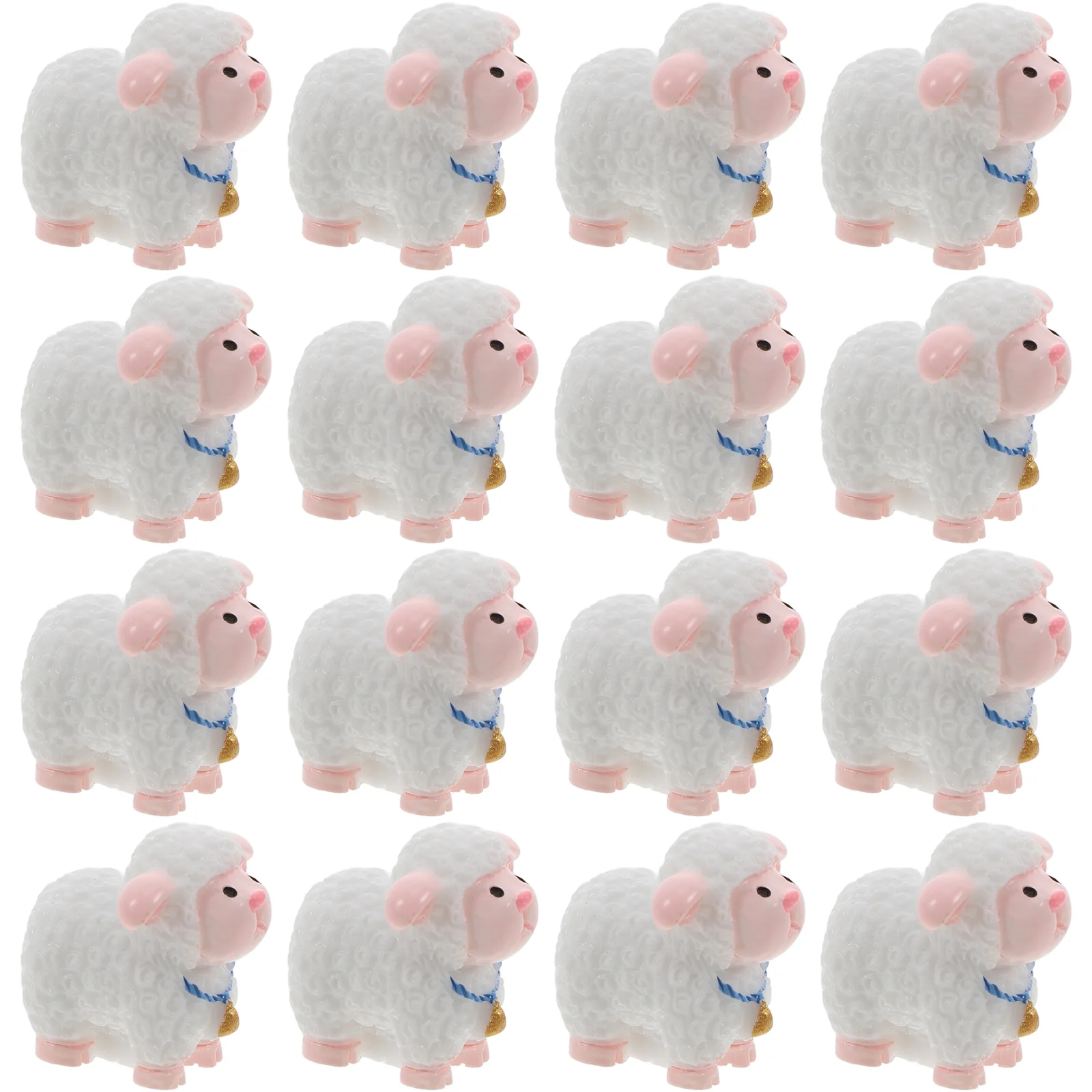 

12 Pcs Mini Sheep Figurines Lamb Decoration Resin Goat Statue Succulent Accessories Desk Terrarium Miniatures Creative
