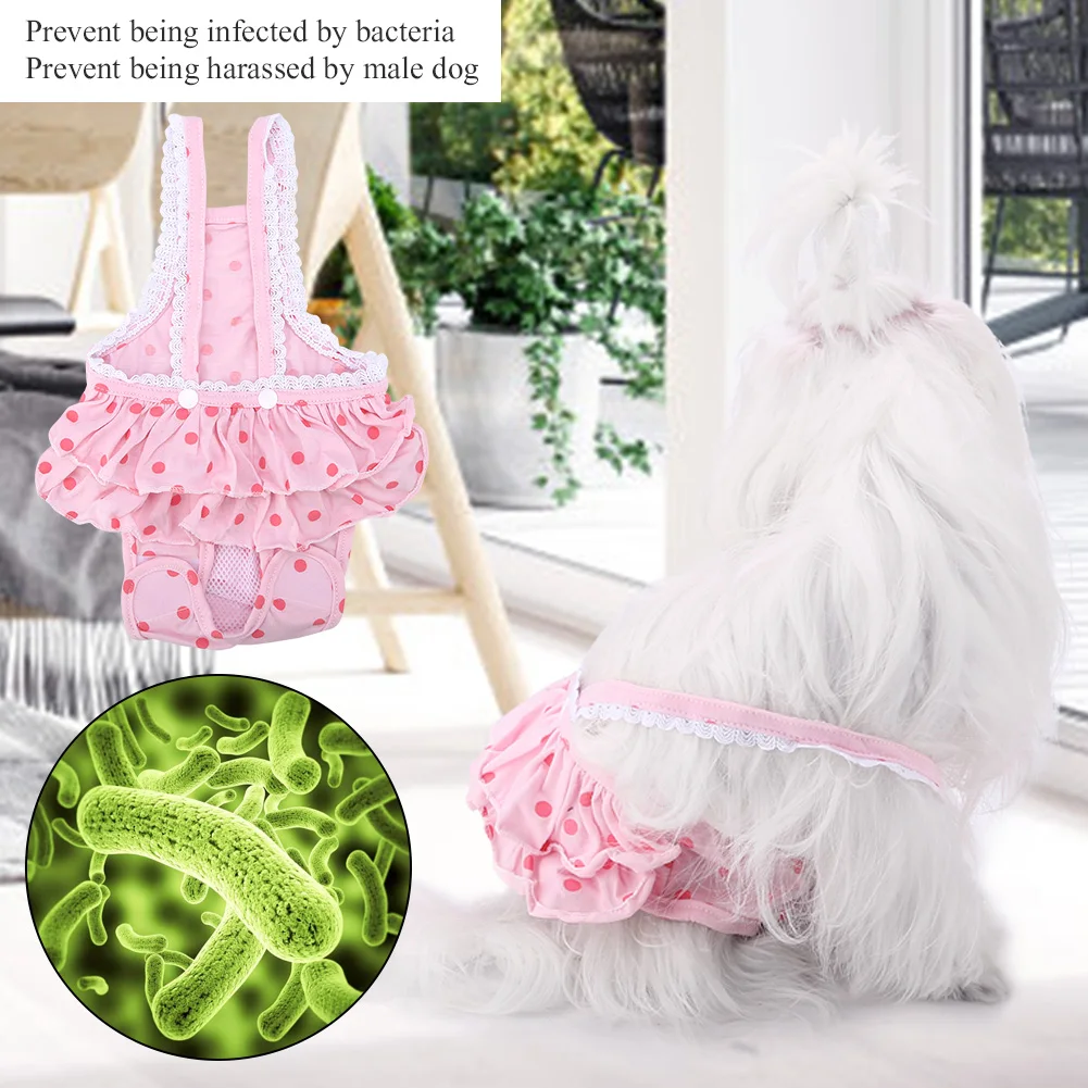 Pet Physiological Pants Underwear Dog Clothes Puppy Diaper Strap Briefs Female Sanitary Panties Shorts Pet Supplies