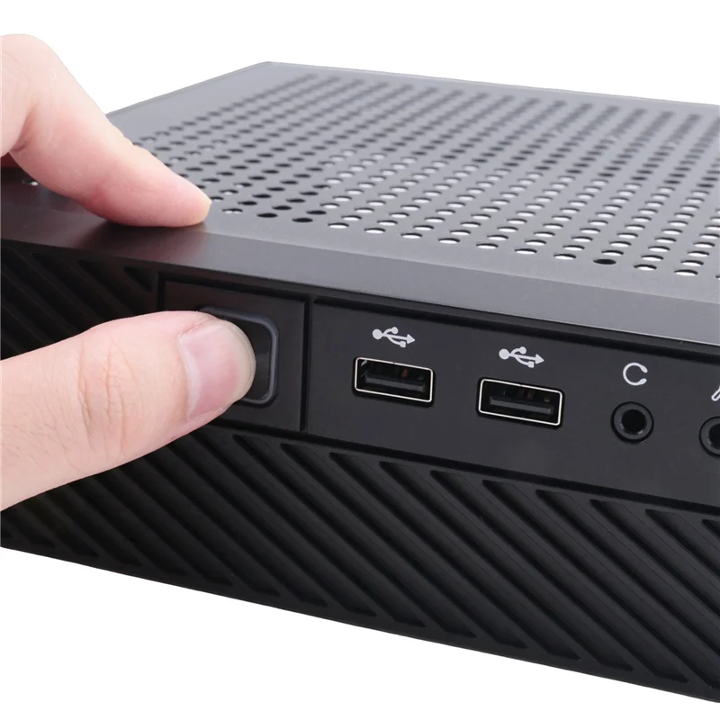 

EDT-2X ITX Computer Case M06 Mini Desktop Case HTPC Case Industrial Control Case