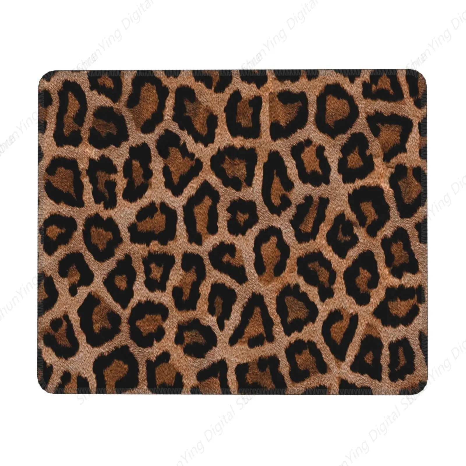 

Dark Brown Leopard Mouse Pad Non Slip Rubber Base Gaming Mouse Pad Suitable For Men's And Women's Laptops 25*30cm