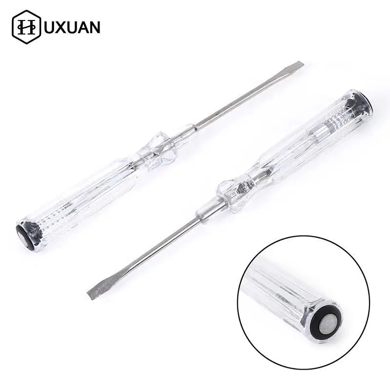 2pc 100-500V Induced Electrical Tester Screwdriver Test Probe Pen Voltage Detector light